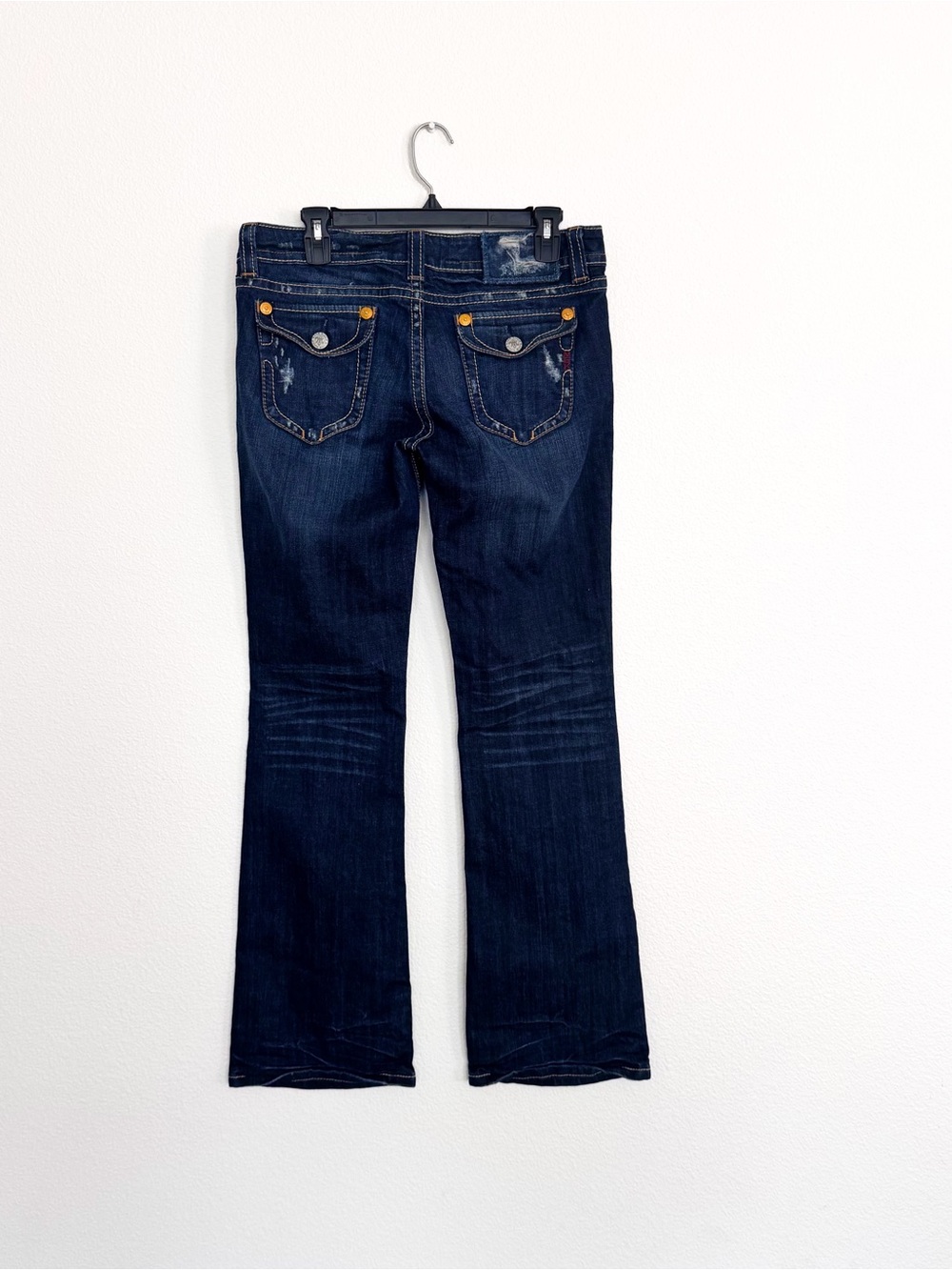 MEK Dark Blue Bootcut Jeans - Women's - Picture 3 of 9